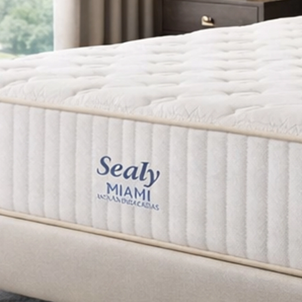 Colchao Miami Casal Com Molas Ensacadas 26x188x138cm Sealy 92450