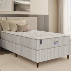 Colchao Miami Solteiro 26x188x88cm Com Molas Ensacadas Sealy 58648