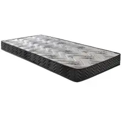 Colchao Pasquale Wave Black D45 Solteiro 88x188x25cm Paropas Preto 53574