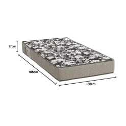 Colchao Physical Ultra Resistente Solteiro 88x188x17cm Ortobom 25049