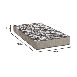 Colchao Physical Ultra Resistente Solteiro 88x188x17cm Ortobom 25049