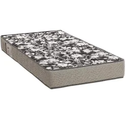 Colchao Physical Ultra Resistente Solteiro 88x188x17cm Ortobom Branco Com Preto 14446