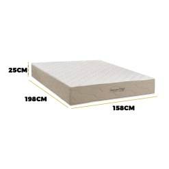 Colchao Supreme Queen Com Molas Ensacadas 25x198x158cm Inovaflex 54066
