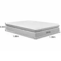 Colchao Uberaba Casal Espuma Viscoelastica D28 Colchominas 30x188x138cm 83339