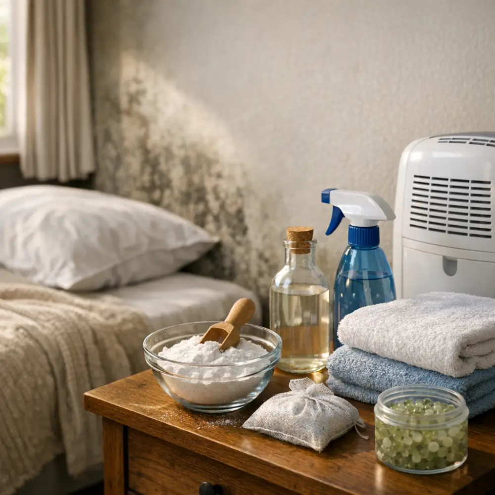 Como tirar cheiro de umidade do quarto: truques com mofo na parede, bicarbonato, vinagre e desumidificador