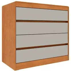 Comoda Espanha 4 Gavetas Tcil Cinamomo Off White 17669