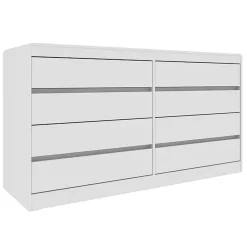 Comoda Espanha 8 Gavetas Tcil Branco 45778