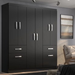 Guarda Roupa New Hercules Casal 8 Portas 2 Gavetas Evidencia 77794