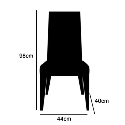 Kit 2 Cadeiras Londres Em Veludo Estofadas Cel Moveis 42992