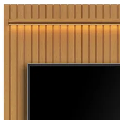 Painel Tucuma Ripado 180cm Com Prateleira E Led Jb Bechara 87761