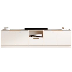 Rack Tucuma 230cm 4 Portas 1 Gaveta Jb Bechara Off White 32660