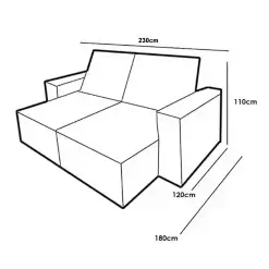 Sofa Gran Bello Em Veludo Com Molas Ensacadas 4 Lugares Retratil E Reclinavel 230cm Imperio 94872