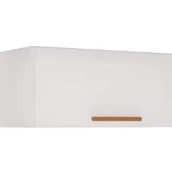 Armario Aereo New Valencia Geladeira 1 Porta Salleto Branco Cinamomo 21587