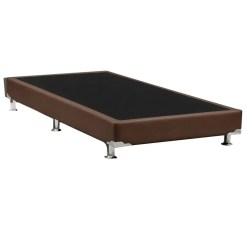 Base Box Universal Viuva Em Veludo 37x188x128cm Alto Nivel Marrom 94490