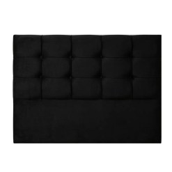 Cabeceira Paris L Silva Casal Em Suede Preto 88643