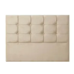 Cabeceira Paris L Silva Queen Em Suede Bege 66601