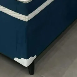 Cama Box Alto Nivel Solteiro Com Molas Ensacadas 88x188x60cm 74818