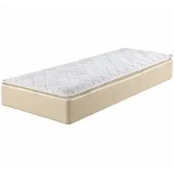 Colchao Monte Verde Solteiro 88cm Com Molas Ensacadas Colchominas Bege 40062