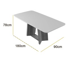 Mesa Viena Hr 180x90cm 40556
