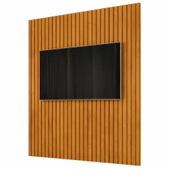 Painel Roma 180cm Sem Prateleira Ripado Para Tv Ate 65 Polegadas Rv Moveis Cinamomo 57924