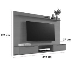 Painel Studio 218cm Para Tv Ate 75 Polegadas 2 Portas Edn 23671