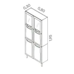 Paneleiro New Premium 6 Portas Itatiaia 78499