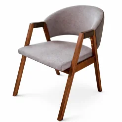 Poltrona Decorativa 018 Em Linho Jc Bege 93145