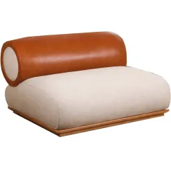 Poltrona Organica Londres Em Linho Com Molas Ensacadas House Decor Bege 64089