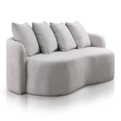 Sofa Organico Paraty Tecido Boucle 186 Jc Estofados 49512