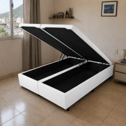 Base Bau Kwid Queen Em Linhao 41x158x198cm Dream House 54365