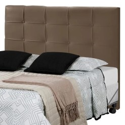 Cabeceira Hadassa Queen Em Suede Ra Marrom 40399