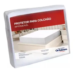 Capa Protetora Impermeavel Para Colchao Casal Ortobom Branco 81567