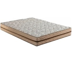 Colchao Basic Casal Com Molas Ensacadas 138x188x24cm Paropas Bege 64880