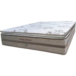 Colchao Dom Helio King Molas Ensacadas 30x203x193cm Ecotec Bege 33078