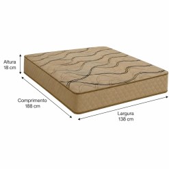 Colchao Max Sono Casal 18x188x138cm D33 Paropas 94135