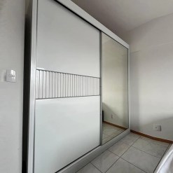 Guarda Roupa Titanium Ripado Casal Com Espelho 2 Portas 6 Gavetas D Doro 48704