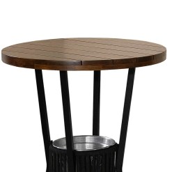 Mesa Bistro Bar Com 3 Banquetas Barcelona E Cooler Em Corda Nautica Paonanda 70961