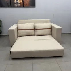 Sofa Cama Duratto 3 Lugares Retratil 180cm Tecido Linho Innove 10983