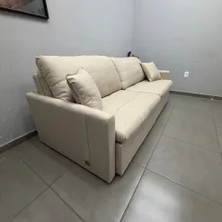 Sofa Cama Portinari 4 Lugares Retratil E Reclinavel 220cm Tecido Linho Innove 81872