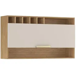 Armario Aereo Porto 120cm 1 Porta Com Adega Itatiaia Off White 68046