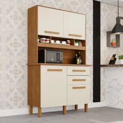 Armario De Cozinha Sofia Plus 4 Portas 2 Gavetas Imop 67835