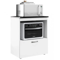 Balcao Slim Para Cozinha 1 Porta Aramoveis Branco 82479