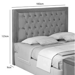 Cabeceira Imperial Queen Em Suede Ra 52975