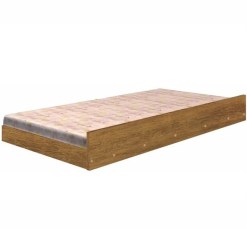 Cama Auxiliar Solteiro Tigus 19x188x92cm Amadeirado 60937