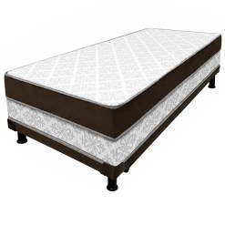 Cama Box Absolut Ortobello Solteiro Ortopedica 88x188x47cm Marrom 92886