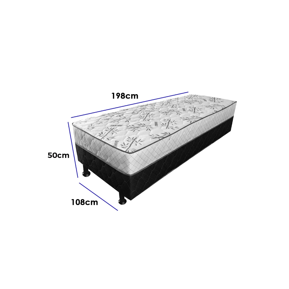 Cama Box Monaco Solteirao Ortopedica 108x198x50cm 87091