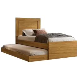 Cama Luara Solteiro Com Cama Auxiliar Cambel Nature 81100