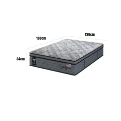 Colchao Charlotte Casal Posturepedic 34x188x138cm Sealy 51922