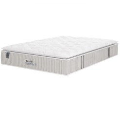 Colchao Confort Gel Queen Com Molas Ensacadas 32x188x138 Sealy Cinza 89337
