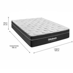 Colchao Fit Ortopedico Casal 24x188x138cm Ortobom 19181